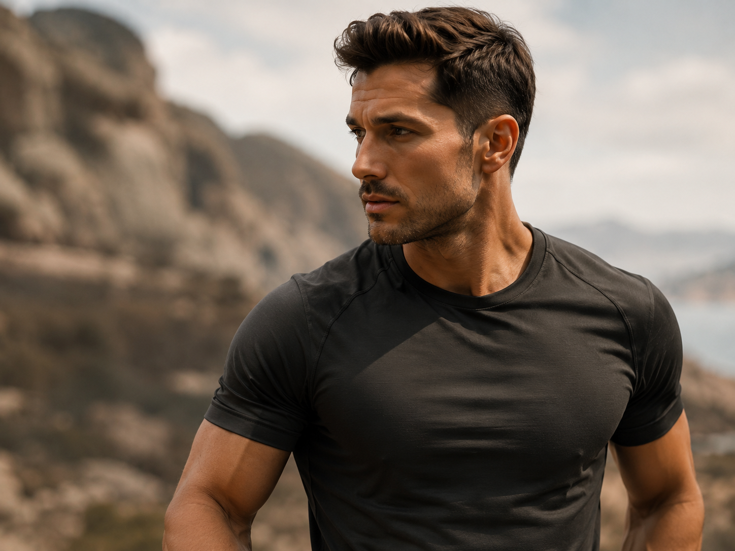 Athletic man outdoors representing performance care